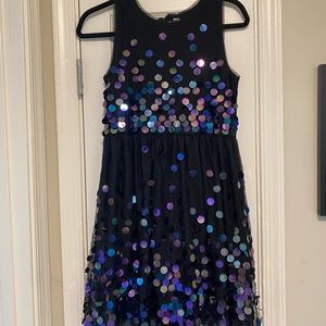 Sequin iridescent dress